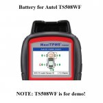 Battery Replacement for Autel MaxiTPMS TS508WF Service Tool